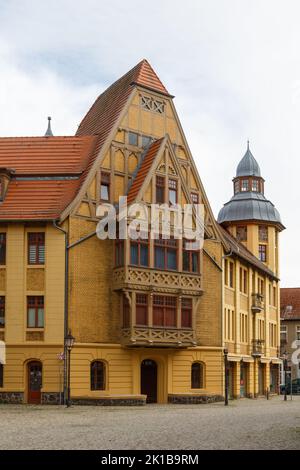 Nauen, une ville de Brandeburg Allemagne Banque D'Images