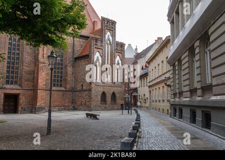 Un jour de pluie à Spandau, Berlin Banque D'Images