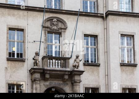 Un jour de pluie à Spandau, Berlin Banque D'Images