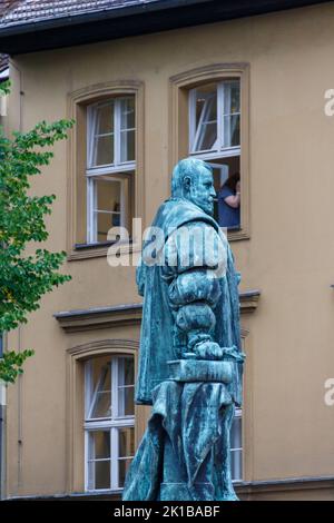 Un jour de pluie à Spandau, Berlin Banque D'Images