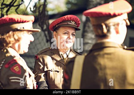 Goodwood, Chichester, Royaume-Uni. 17th septembre 2022. Les gens du renouveau durant le renouveau de Goodwood 2022 (photo de Gergo Toth / Alamy Live News) Banque D'Images