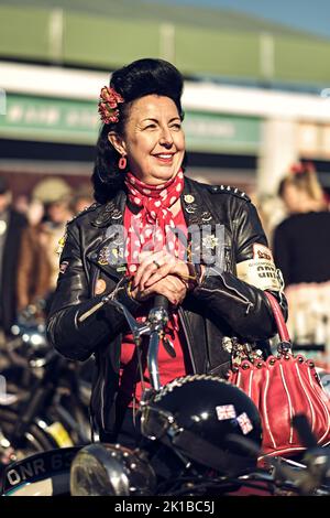 Goodwood, Chichester, Royaume-Uni. 17th septembre 2022. Les gens du renouveau durant le renouveau de Goodwood 2022 (photo de Gergo Toth / Alamy Live News) Banque D'Images