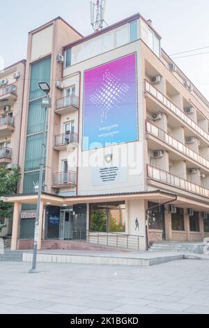 Pristina, Kosovo - June 5, 2022: Ministry of Economy of Republic of Kosovo. Stock Photo