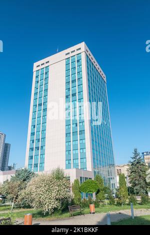 Pristina, Kosovo - June 5, 2022: Building of Public Services Ministry. Stock Photo