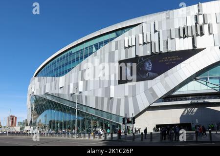 Tottenham, Londres, Royaume-Uni. 17th septembre 2022. Football de première ligue, Tottenham Hotspur versus Leicester City; vue générale à l'extérieur du stade Tottenham Hotspur crédit: Action plus Sports/Alay Live News Banque D'Images