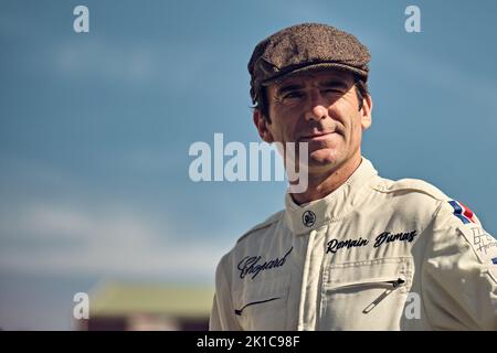 Goodwood, Chichester, Royaume-Uni. 17th septembre 2022. Romain Dumas pendant le renouveau de Goodwood 2022 (photo par Gergo Toth / Alamy Live News) Banque D'Images