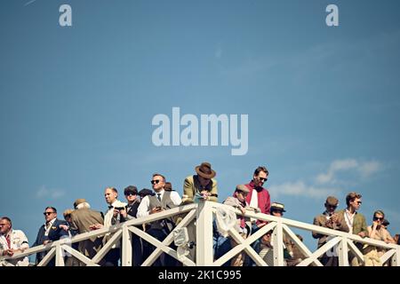 Goodwood, Chichester, Royaume-Uni. 17th septembre 2022. Les gens du renouveau durant le renouveau de Goodwood 2022 (photo de Gergo Toth / Alamy Live News) Banque D'Images