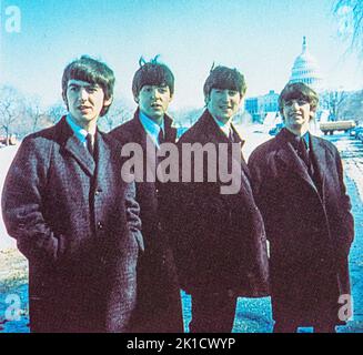 Livret de CD EMI - The Beatles /1962-1966. Banque D'Images