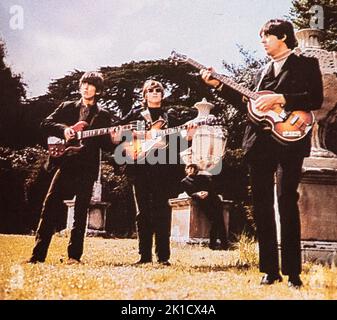 Livret de CD EMI - The Beatles /1962-1966. Banque D'Images