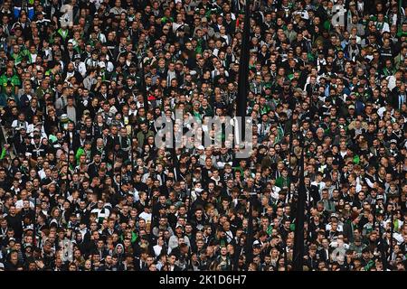 MOENCHENGLADBACH, ALLEMAGNE - 17 SEPTEMBRE 2022: Le match de football de Bundesliga Borussia Mönchengladbach contre RB Leipzig Banque D'Images