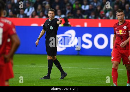 MOENCHENGLADBACH, ALLEMAGNE - 17 SEPTEMBRE 2022 : Patrick Ittrich. Le match de football de Bundesliga Borussia Mönchengladbach contre RB Leipzig Banque D'Images