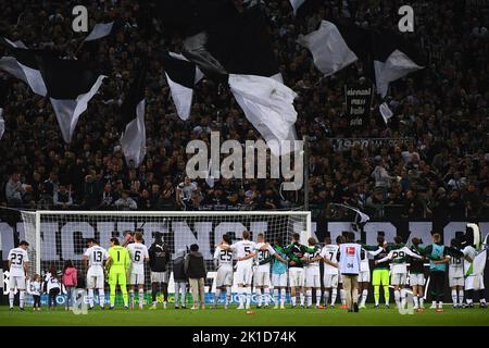 MOENCHENGLADBACH, ALLEMAGNE - 17 SEPTEMBRE 2022: Le match de football de Bundesliga Borussia Mönchengladbach contre RB Leipzig Banque D'Images