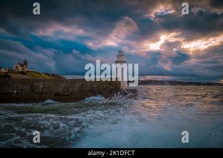 phare de macduff aberdeenshire écosse. Banque D'Images