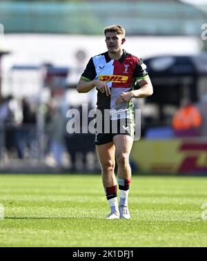 Twickenham, Royaume-Uni. 17th septembre 2022. Rugby, premier ministre. Harlequins V Saracens. La fonction Stiop. Twickenham. Luke Northmore (Harlequins) pendant le match de rugby Harlequins V Saracens Gallagher Premiership. Credit: Sport en images/Alamy Live News Banque D'Images