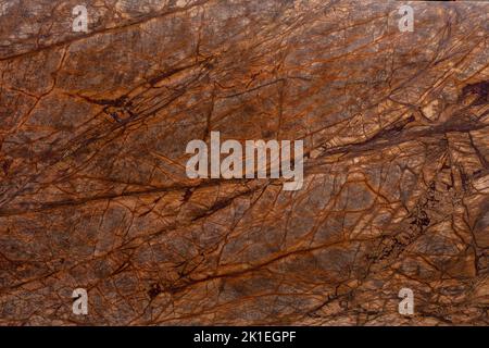 Bidasar arrière-plan en marbre brun, belle texture dans une couleur élégante pour l'intérieur. Photo de bloc. Motif italien mat brun en pierre pour l'extérieur de la maison Banque D'Images