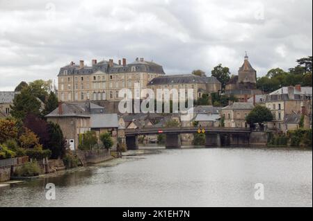 Sable sur Sarthe, France. Banque D'Images