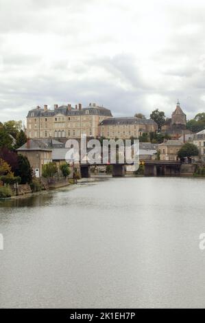 Sable sur Sarthe, France. Banque D'Images