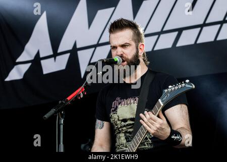 FESTIVAL ANNIHILATOR HELLFEST, Clisson, FRANCE , 22/06/2014 Florent 'MrCrash' B. Banque D'Images