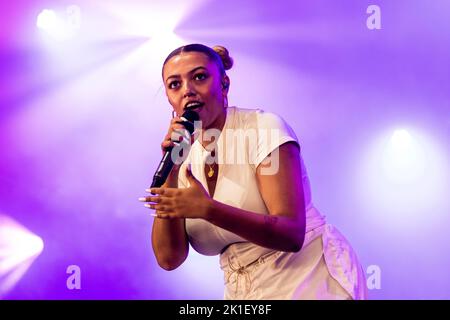 Biddinghuizen, pays-Bas 20 août 2022 Mahalia en direct au Lowlands Festival 2022 © Roberto Finizio/ Alay Banque D'Images