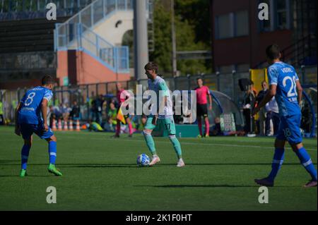 Stade Giuseppe Sinigaglia, Côme, Italie, 17 septembre 2022, Fabio Maistro (SPAL) en action pendant Como 1907 vs SPAL - match de football italien série B. Banque D'Images