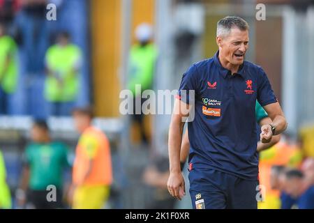 Alexander Blessin (Gênes) entraîneur-chef pendant Gênes CFC vs Modène FC, match italien de football série B à Gênes, Italie, 17 septembre 2022 Banque D'Images