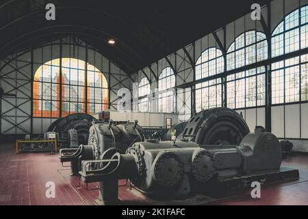 Hall des machines dans le musée industriel Zeche Zollern Dortmund Banque D'Images