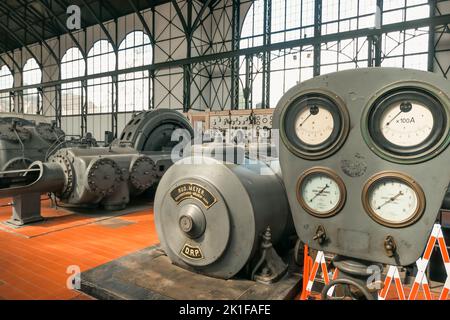 Hall des machines dans le musée industriel Zeche Zollern Dortmund Banque D'Images