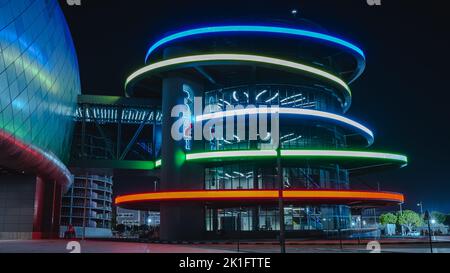 doha,qatar- juin 06,2022 ; le nouveau musée du sport 321 dans la zone aspire. Banque D'Images