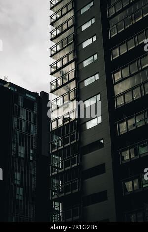 Maisons résidentielles modernes dans le centre-ville de Reykjavik Banque D'Images