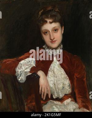 Mme Charles Deering (Marion Denison Whipple). John Singer Sargent. 1888. Banque D'Images