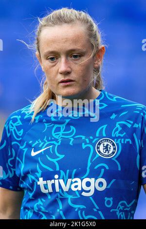 Erin Cuthbert #22 de Chelsea Women pendant le match de Super League des femmes de Fa Liverpool Women vs Chelsea Women à Prenton Park, Birkenhead, Royaume-Uni, 18th septembre 2022 (photo de Phil Bryan/News Images) Banque D'Images