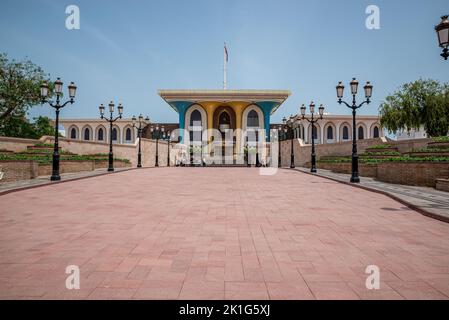 Al Alam Palace Royal, Vieux Muscat, Oman Banque D'Images