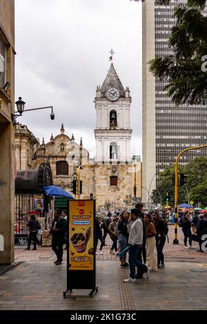 Iglesia de San Francisco à Bogota, Colombie Banque D'Images