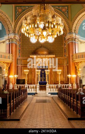 Synagogue de Sofia ou intérieur de Shul comme lieu de culte et d'étude pour les Juifs à Sofia, Bulgarie, Europe de l'est, Balkans, UE Banque D'Images