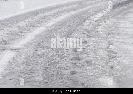 Nowy Dwor Gdanski, Pologne. 18th septembre 2022. Heavy hailstorm © Wojciech Strozyk / Alamy Live News Banque D'Images