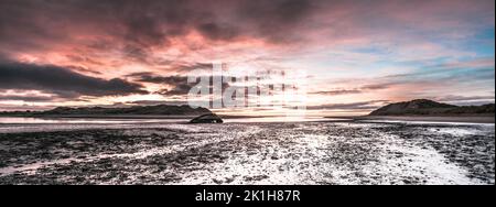 Estuaire et épave du Ythan , Aberdeenshire, Écosse Banque D'Images