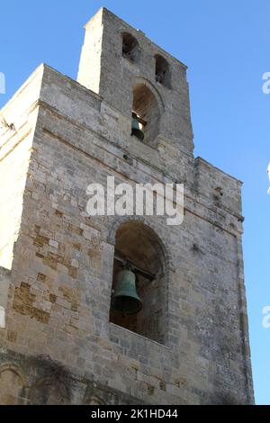 Otranto, Italie. Le clocher de la cathédrale datant du 12th siècle. Banque D'Images