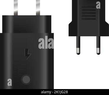 Chargeur pour téléphones ou appareils électriques Illustration de Vecteur