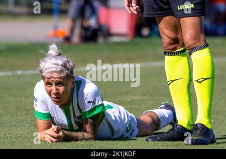 Stade de Vismara, Milan, Italie, 18 septembre 2022, Clelland Lana (Sassuolo) pendant l'AC Milan vs US Sassuolo - football italien série A Women Match Credit: Live Media Publishing Group/Alay Live News Banque D'Images