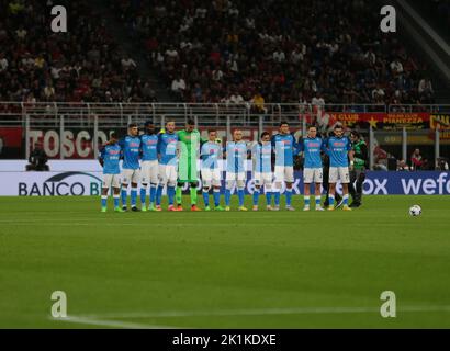 Milan, Italie. 18th septembre 2022. Pendant la série italienne Un match de football entre l'AC Milan et la SSC Napoli sur 18 septembre 2022, Giuseppe Meazza, stade San Siro, Milan Italie. Photo Nderim Kaceli crédit: Live Media Publishing Group/Alay Live News Banque D'Images