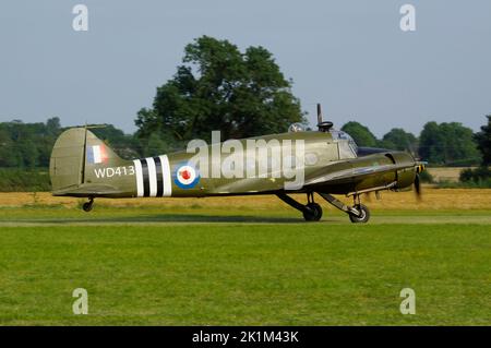 Avro C19, WD413, G-VROE, The Victory Show, Foxlands Farm, Cosby, Leicestershire, Angleterre, Banque D'Images