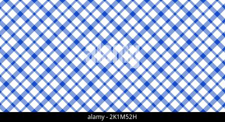 Motif écossais bleu blanc sans couture.Illustration vectorielle traditionnelle.Imprimé tendance sans couture. Illustration de Vecteur