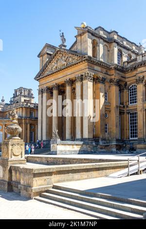 The Great court, Blenheim Palace, Woodstock, Oxfordshire, Angleterre, Royaume-Uni Banque D'Images