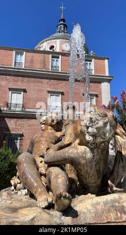 Décorations des jardins d'Aranjuez Banque D'Images