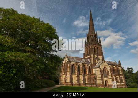 Chapelle Sainte-Marie-la-Vierge dans le parc Clumber Banque D'Images