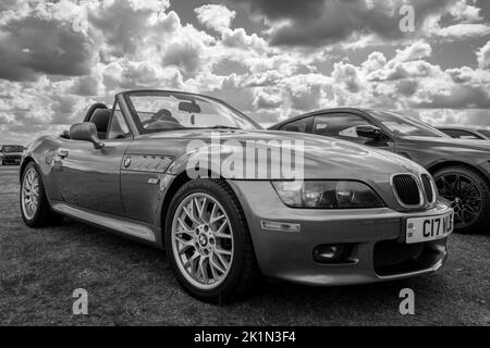 BMW Z3 Sport Roadster ‘C17 WLB’ exposé au Bicester Heritage Scramble célébrant 50 ans de BMW M. Banque D'Images