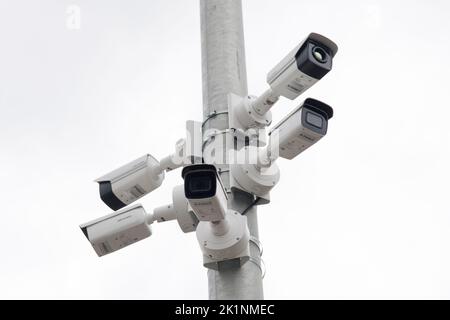 Caméras CCTV en Pologne © Wojciech Strozyk / Alamy stock photo Banque D'Images