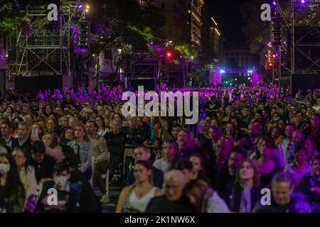 Buenos Aires, Argentine. 17th septembre 2022. Public à la coupe du monde de Tango 2022. Banque D'Images