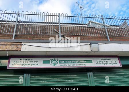Bureau du conseil de High Peak, Winster Mews, Gamesley, Glossop, Derbyshire, ANGLETERRE, ROYAUME-UNI, SK13 0LU Banque D'Images