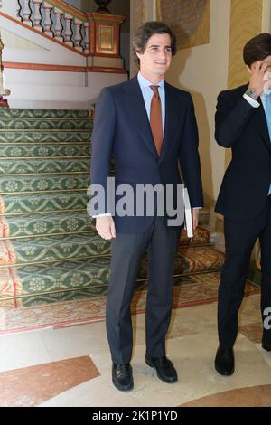 Madrid, Espagne. 19th septembre 2022. Fernando Fitz-James Stuart assiste au "Luis Martinez de Irujo. Duque de Alba. Présentation du livre d'El Peso Del nombre au Palacio de Liria à Madrid. Crédit : SOPA Images Limited/Alamy Live News Banque D'Images